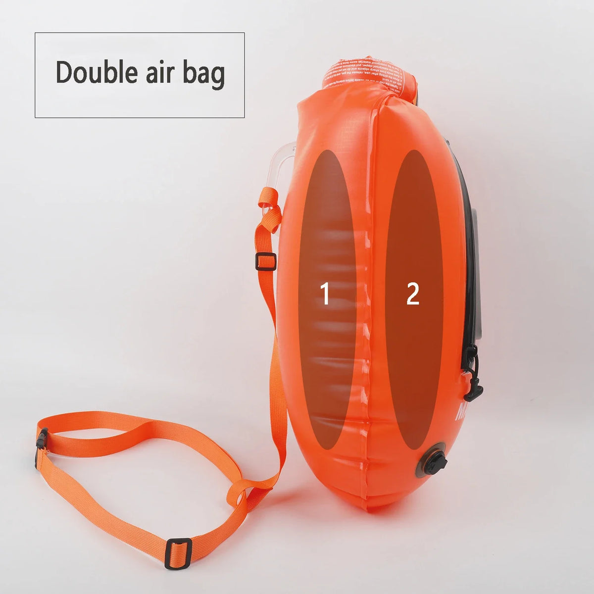 Outdoor Swimming Buoy Swim Float Dry Bag with Waist Belt Waterproof PVC Storage Bag Touch Screen for Water Sports