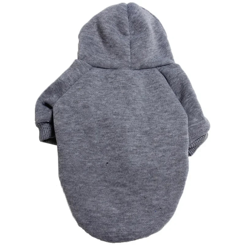Solid Dog Jacket Hoodie Sweatshirt – Pet Coat for Small, Medium & Large Dogs (S-9XL)