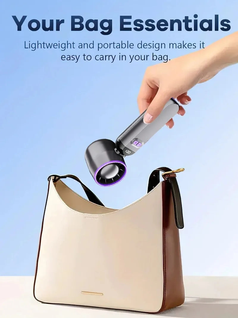 Foldable Handheld Small USB Charging Fan Portable Lashes Fan Eyelash Glue Dedicated Dryer for Women Lash Supplies Makeup Tools
