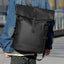 Waterproof Durable Outdoor Backpack Roll Top Fashion Casual Backpack for Hiking Travel Men Women Daily Commute