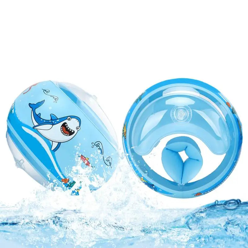 1 pair Swimming Armband Swimming Floatation Armring Pool Floats for Adult Child Water Play Equipment Inflatable Buoys Pool Toy