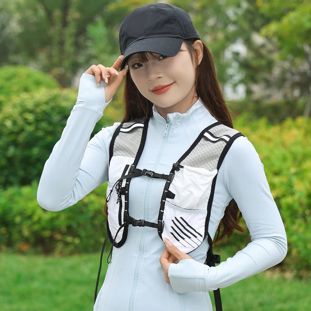 1PCS Hydrated Backpack,5L Running Vest, Hiking Backpack,Suitable for Running, Hiking, Marathon, and Both Men and Women Cycling