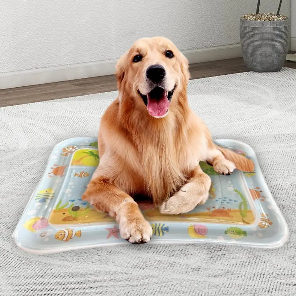 Summer Cooling Pet Water Bed Cushion Ice Pad Dog Sleeping Square Mat For Puppy Dogs Cats Pet Kennel Top Quality Cool Accessories