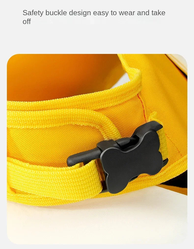 Summer Animal Shaped Bee Dog Life Jacket, Medium-sized Small Dog Universal Dog Swimsuit, Pet Buoyancy Jacket
