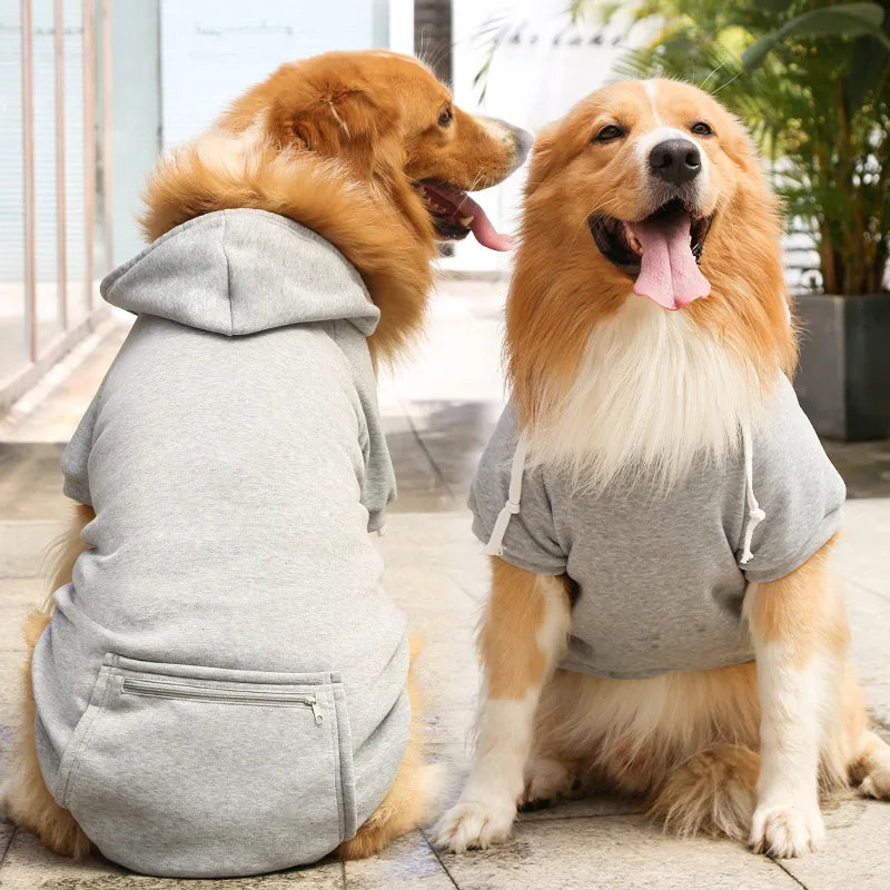 Reversible Plaid Dog Winter Coat - Cold Weather Vest for Small, Medium & Large Dogs