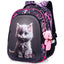 Orthopedic School Bags For Girls Cartoon Cat 3D Folded Backpacks Girl Waterproof Children School Bag Kids Mochila Escolar