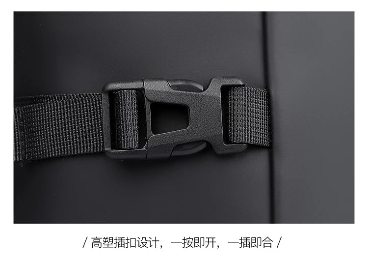 Waterproof Durable Outdoor Backpack Roll Top Fashion Casual Backpack for Hiking Travel Men Women Daily Commute