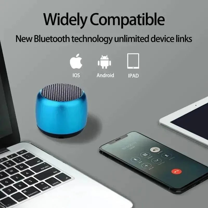 Portable Speaker, Experience Superior Sound with the Bluetooth M1 Portable Speaker: Mini Outdoor Subwoofer with Stereo Surround, USB Audio Player, and Built-in Microphone- DSAE0.A05ES-18002
