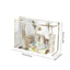 Waterproof Cosmetic Bag Fashionable Summer Storage Shoulder Bag Large Transparent Tote Bag For Women Swimming Beach