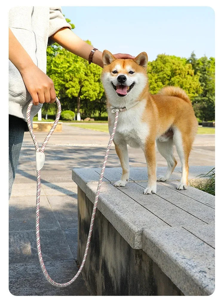 Adjustable Collar Harness Dog Leash Nylon Pet Lead Leash Dog Harness Durable Rope Belt Lightweight Dog Accessories Cat Collar