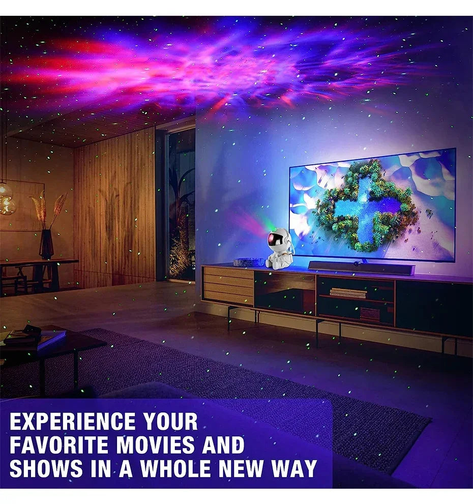 Astronaut Sky Projection Light Full of Stars Atmosphere Light Small Night Light Astronaut Decoration Nebula Light