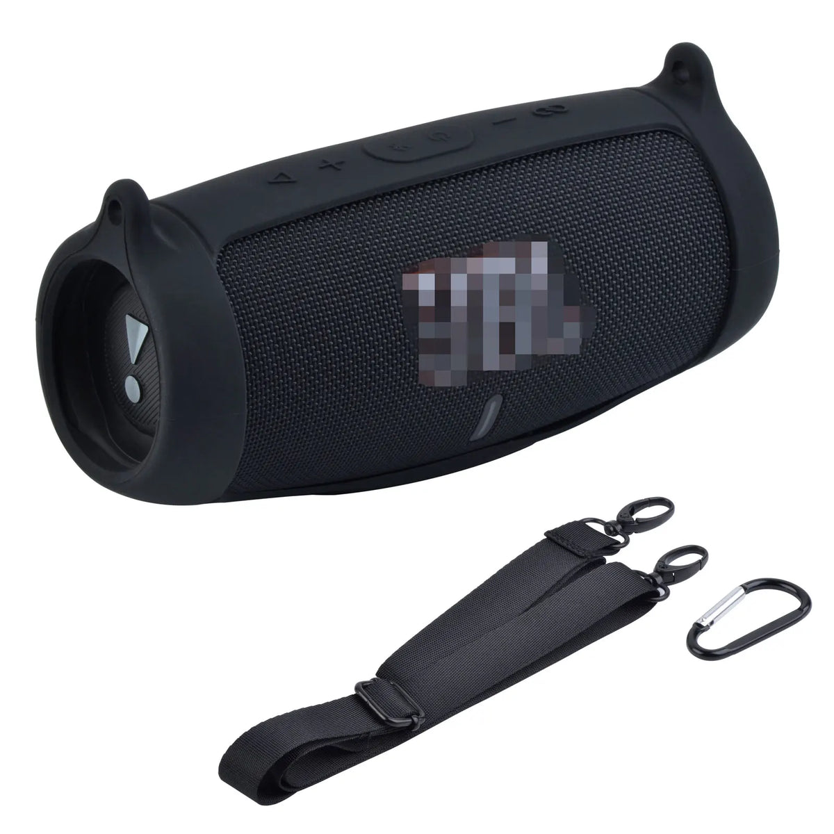 JBL Silicone Travel Carrying Case for JBL Charge 4 / Charge 5 Waterproof Bluetooth Speaker, Protective Cover with Shoulder strap