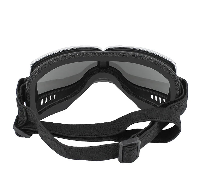 Pet Glasses New Dog Locomotive Glasses Sunglasses Medium and Large Dog Goggles Windproof Sunscreen Pet Accessories