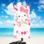 Sanrio Hello Kitty Beach Towel Cartoon Style Microfiber Large Beach Towel Bath Towel Multifunctional Square Towel Beach Towel