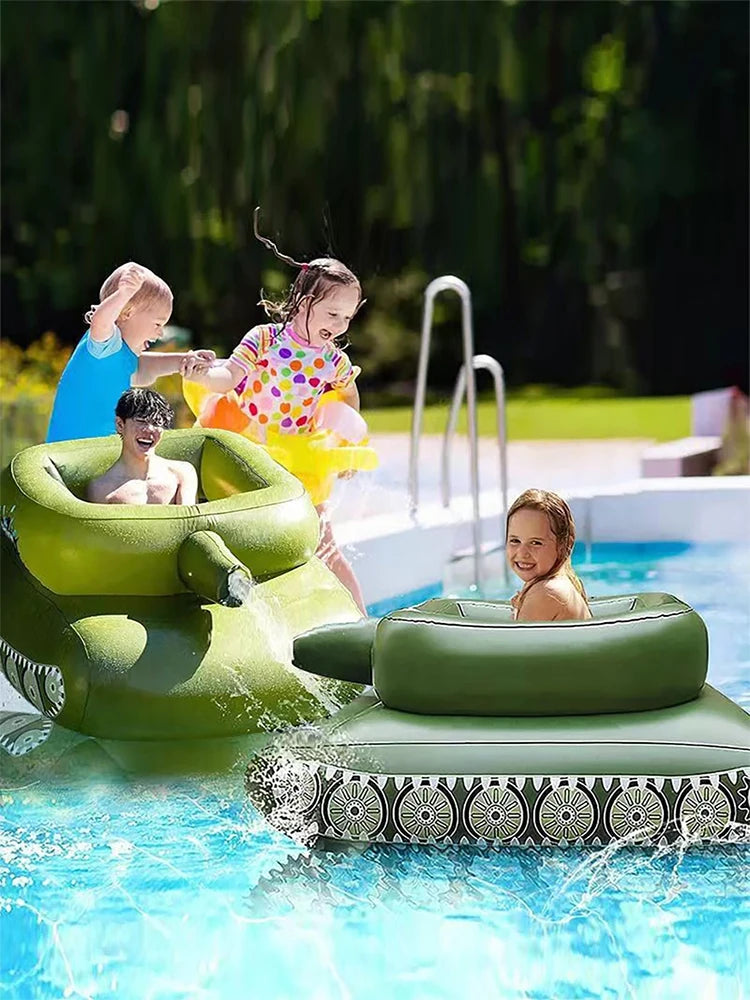 Summer Water Toy Inflatable Bed Water Floating Toy Tank Thickened PVC Inflatable Mat Swimming Pool Fun Toys Water Floating Mat