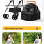 Lightweight Pet Stroller - Detachable hand carry, Breathable, with shopping basket