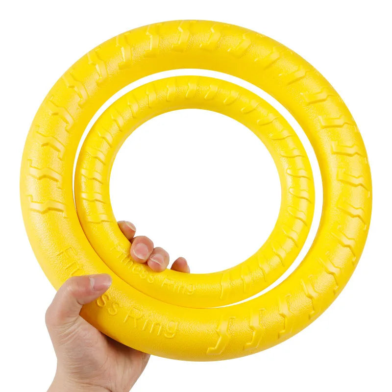 Hot-selling Dog Training Pet Ball Biting Pull Ring Pet Toy Frisbee EVA Foam Bite-resistant Dog Toy