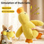 Dog Toy Plush Companion Sleeping Duck Anti Biting Molar Cleaning Relief Boring Duck Sound Pet Toy