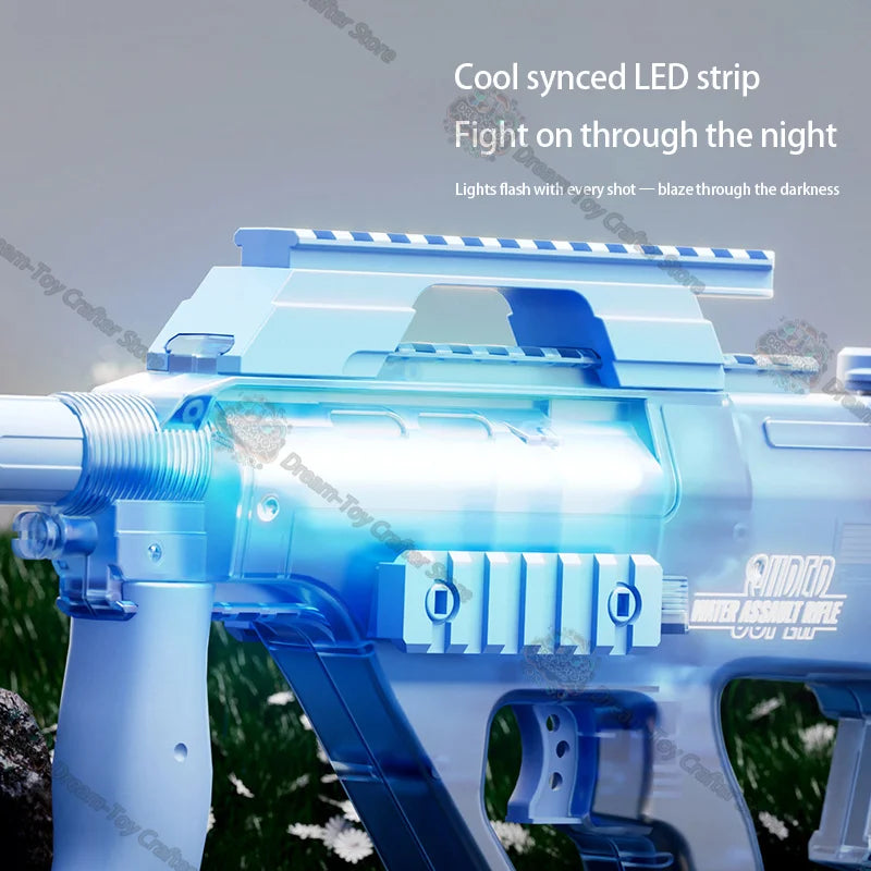 P90 Electric Water Gun Toy AUG Style Large Size Automatic Blaster Outdoor Soaker Splash Shooting Beach Play Soaking Festival Fun