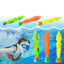 Kids Summer Shark Rocket Throwing Toy Swimming Pool Dive Game Water Fun Games Pool Toys Baby Water Educational Bath Toys Gifts