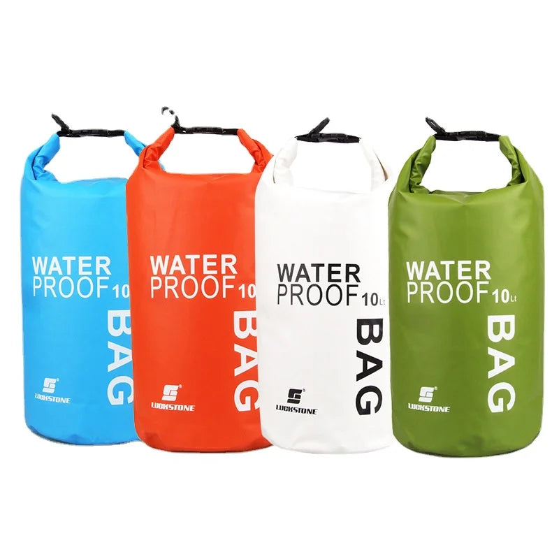 2L/5L/10L/15L Drifting PVC Mesh Bags Lightweight Waterproof Phone Pouch Floating Boating Kayaking Camping Bags Outdoor Swimming