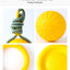 Hot-selling Dog Training Pet Ball Biting Pull Ring Pet Toy Frisbee EVA Foam Bite-resistant Dog Toy