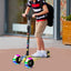 Child Scooter Folding Kick Scooter Adjustable Height Skateboard For Kids With LED Light Kateboard Outdoor Kids Foot Scooter