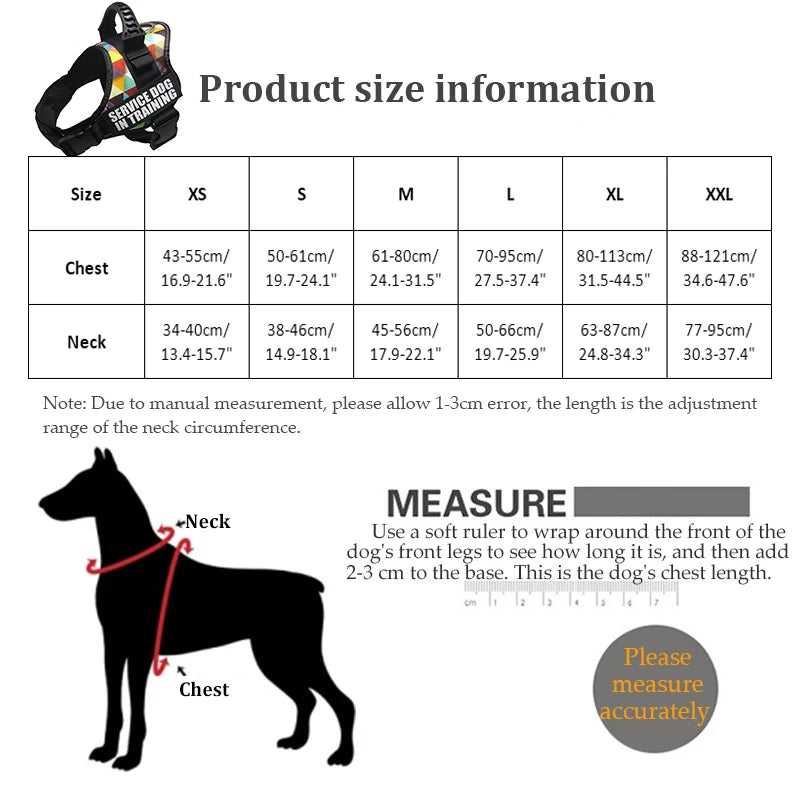 Nylon Personalized Dog harness Reflective Adjustable Harness for Small Medium Large Dogs No Pull Dog Harness for Dropshipping