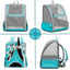 Outdoor Travel Pet Carrier Backpack - Breathable Vented Mesh Bag Suitable for Small Dogs, and Other Pets