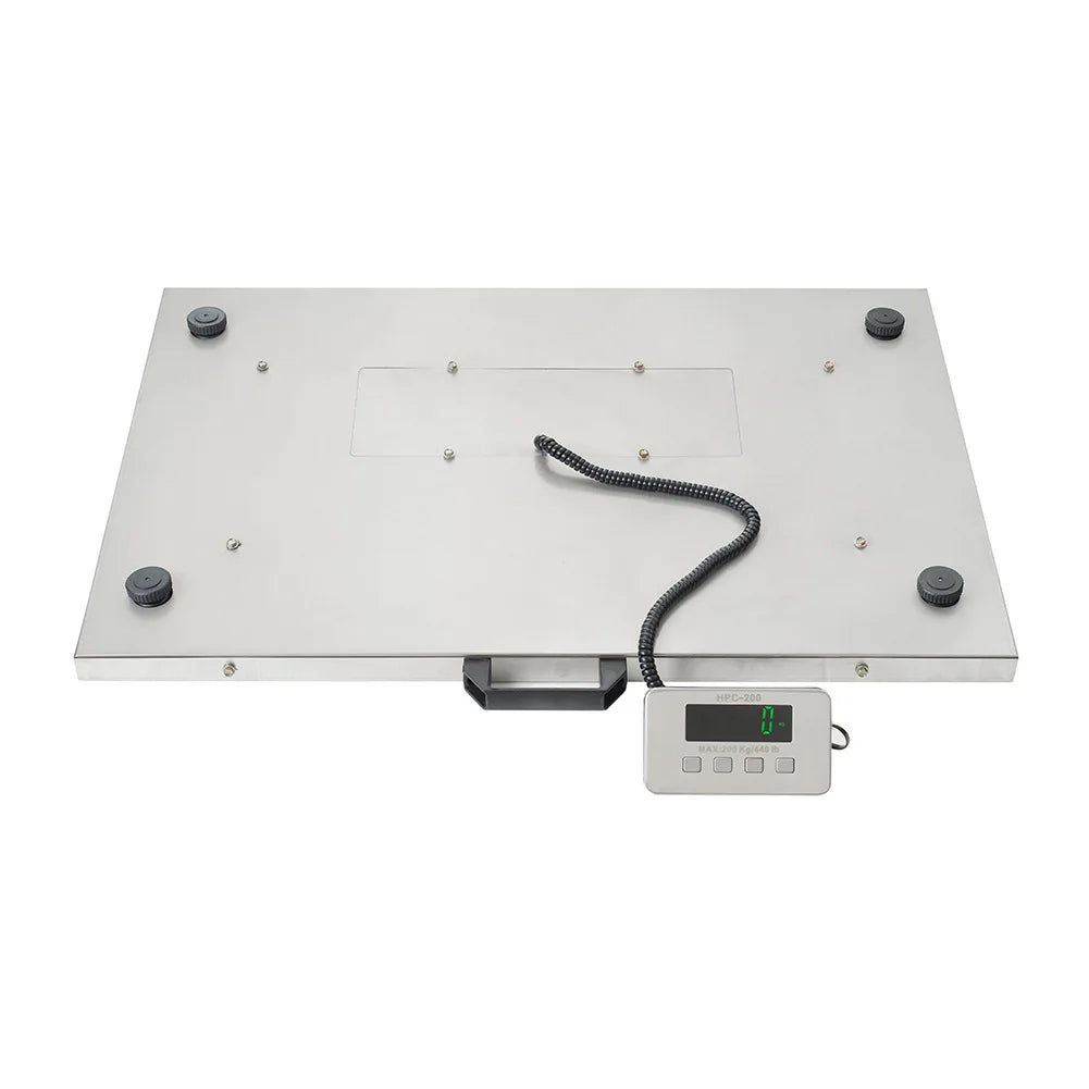 The 80*53 Cm Ultra-thin Pet Hospital All-stainless Steel Large-top Portable Electronic Platform Scale Can Be Recharged
