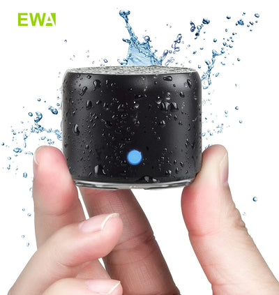 xx9 EWA A106 Pro Mini Bluetooth Speaker with Custom Bass Radiator, IPX7 Waterproof, Super Portable Speakers, Travel Case Packed