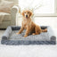 Luxury Dog Bed Memory Foam Mat Dog Accessories Waterproof All Season Universal Machine Washable Bed for Dog Bed Medium Size Dog