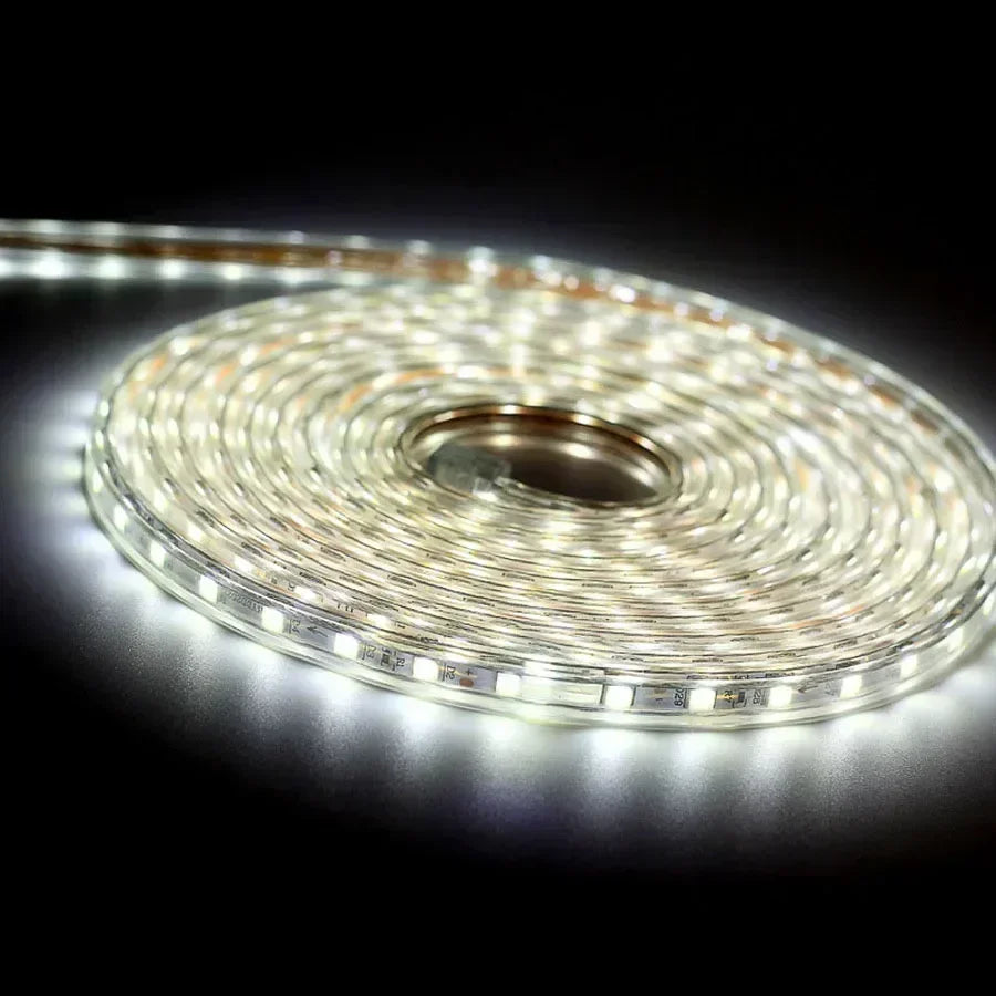 Led Strip Lights 220V Waterproof 1M 2M 3M 5M 10M 20M White Led Tape 220 Volt Red Green Blue Led Lighting 5050 Smd 60Leds/M Diode