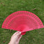 Fashion Wedding Hand Fragrant Party Carved Bamboo Folding Fan Chinese Wooden Fan Vintage Hollow Antiquity Folding Fan