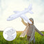 100cm Inflatable Airplane Float Airplane Ball with Inflatable Tube for Outdoor Swimming Outdoor Inflatable Toy For Kids