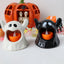 2024 New Halloween Ghost Lamp With LED Flameless Candles Decorative Halloween Party Ghosts Horror Atmosphere Props Decoration