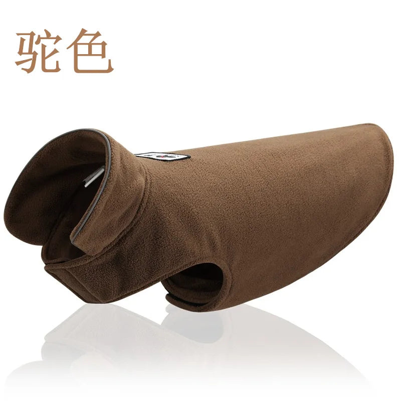 Reversible Winter Pet Jacket – Warm Fleece Dog Coat for Small, Medium & Large Dogs (French Bulldog, Labrador)