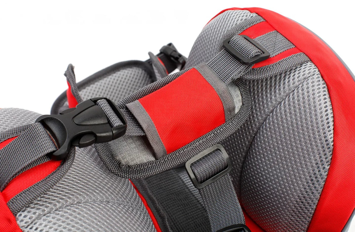 Oxford Fabric Outdoor Dog Backpack Double snack bag, dog training bag Waterproof Reflective Saddle Bag Medium Large Dog Tactical