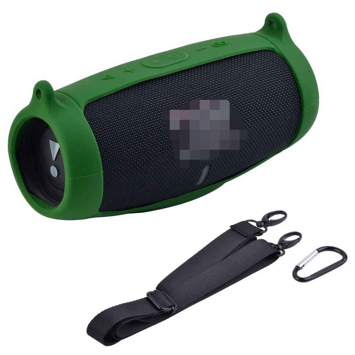 JBL Silicone Travel Carrying Case for JBL Charge 4 / Charge 5 Waterproof Bluetooth Speaker, Protective Cover with Shoulder strap