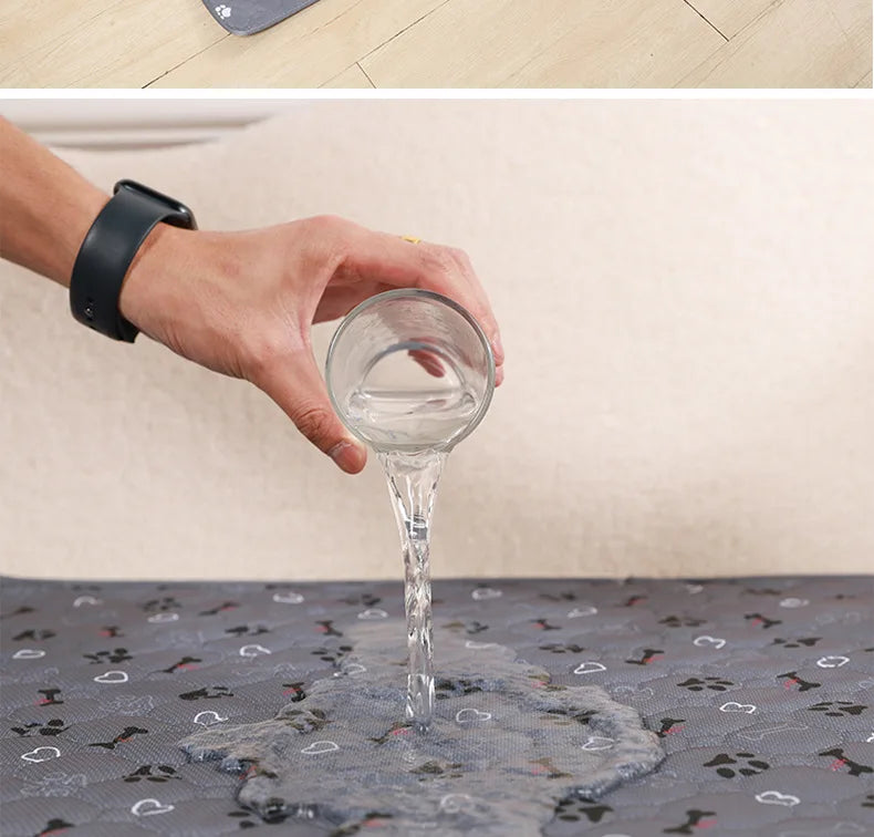 Dog Pee Pads Washable Dog Pet Diaper Mat Waterproof Puppy Cat Training Diaper Mat Pet Supplies