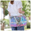 Colorful Bright Travel Bag Summer Women's Beach Handbag Leisure Fitness Swim Gym Bag Clear Jelly Portable Laser Transparent Tote