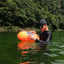 Outdoor Swimming Buoy Swim Float Dry Bag with Waist Belt Waterproof PVC Storage Bag Touch Screen for Water Sports