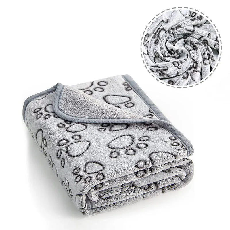 Cat and Dog Pet Blanket Calming Blanket Fluffy Pet Blanket Super Soft Warm Comfort Blanket Cute Pattern Washable Puppy Fur