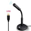 USB Desktop Microphone 3.5Mm Omnidirectional PC Laptop Computer Mic for Computer Gaming Recording Chatting Singing Meeting-ADS1501