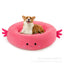 Frog octopus kennel dog bed medium small dog removable waterproof cover round nest plush pet mattress with non-slip