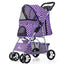 Pet Stroller with Sunroof -Foldable, lightweight, Single Handed, size S M L