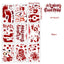 9 Sheets Halloween Decorations Window Stickers Reusable Bloody Handprint Footprint Horror Sticker Scary Realistic Tattoo Sticker