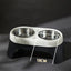 Stainless Steel Raised Dog Bowl - Anti-Knock Elevated Feeder