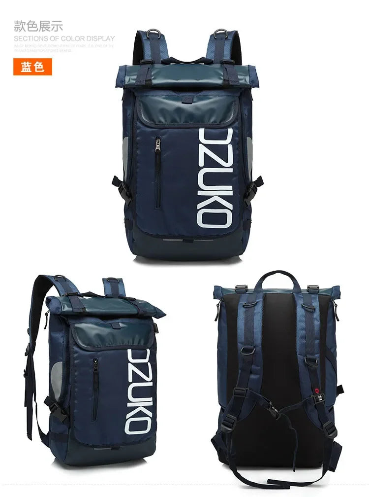 OZUKO Schoolbag for Teenager 15.6 inch Laptop Water   Backpack 49*28*14 Men   Student Backpacks Male Travel Mochila Fashion