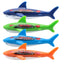 Kids Summer Shark Rocket Throwing Toy Swimming Pool Dive Game Water Fun Games Pool Toys Baby Water Educational Bath Toys Gifts